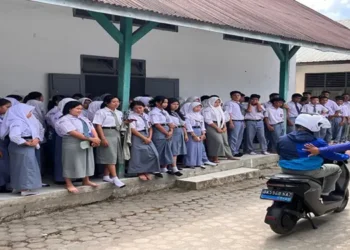 Awali Tahun dengan Resolusi #cari_aman, Honda Sambangi SMAN 3 Tebing Tinggi