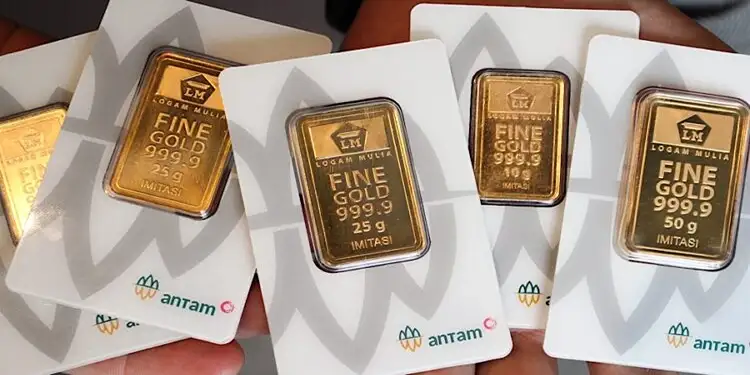 Foto: Harga Emas Antam Logam Mulia Belum Berubah