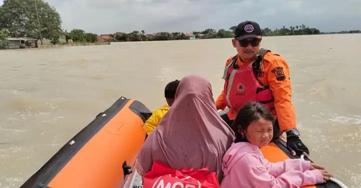 Foto: BPBD Bekasi: 41 Desa di 13 Kecamatan Kebanjiran