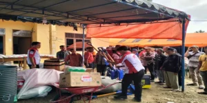 Indako dan FKMD Honda Salurkan Bantuan Banjir di Tapanuli Selatan