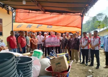 Indako dan FKMD Honda Salurkan Bantuan Banjir di Tapanuli Selatan
