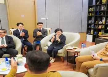 Rico Waas Sambut Kunjungan Rektor Hyejeon University