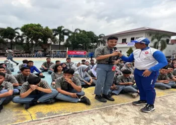 #cari_aman Warnai Keseruan Roadshow Honda DBL 2026 di SMA Negeri 5 Medan