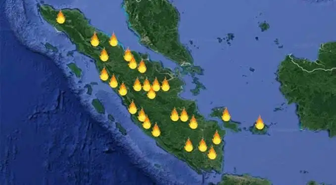 Foto: BMKG Pantau Sembilan Titik Panas di Aceh