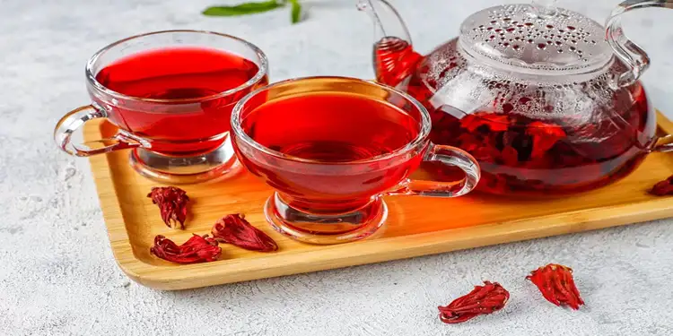 Foto: Ilustrasi teh hibiscus.(Freepik)