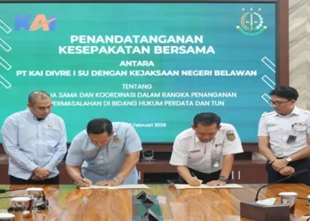 Foto: KAI Sumut & Kejari Belawan Jalin Kerja Sama Hukum 5
