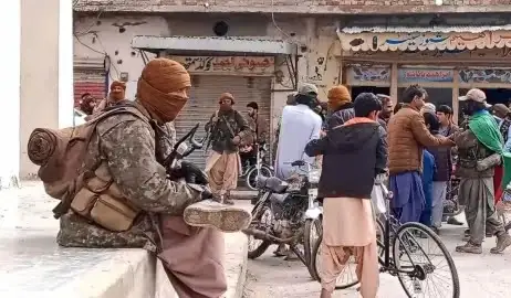 Foto: Rangkaian serangan terkoordinasi yang dilakukan kelompok pemberontak di Provinsi Balochistan, Pakistan.(Foto/X/@Sofia_0071/SindoNews)