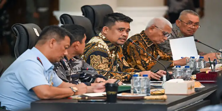 Foto: Acara Rencana Aksi Daerah Penataan Kawasan Perkotaan dan Kawasan Pariwisata di Aula Raja Inal Siregar, Jalan Diponegoro Nomor 30, Medan, Jumat (6/2/2026).(Dok:Diskominfo Sumut)
