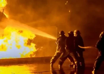 Foto: Pasar Pekong Pekan Labuhan Medan Terbakar 8