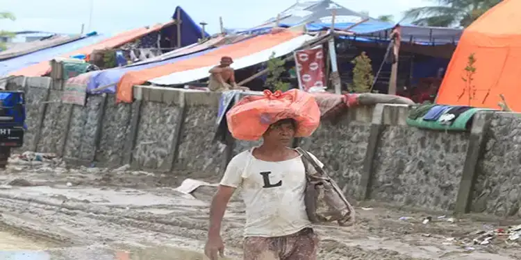 Foto: ilustrasi korban banjir (ANTARA FOTO/Syifa Yulinnas)
