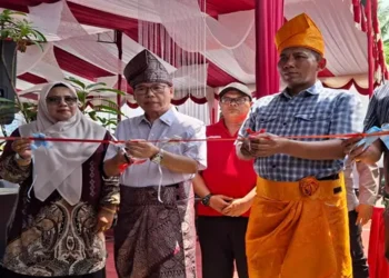 Foto: Sofyan Tan Resmikan Ruang Kelas Baru di Tapsel 5