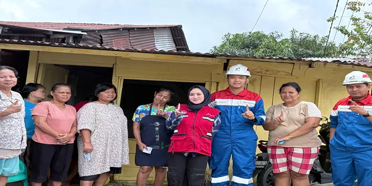 Foto: Agenda rutin PGN Area Medan sosialisasi keselamatan yang ditujukan bagi pelanggan Jargas di wilayah Medan dan Deli Serdang melalui kunjungan langsung ke rumah-rumah warga.!Dok:PGN Area Medan)
