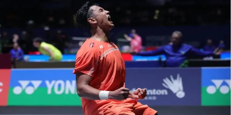 Foto: Ujian berat menanti Alwi Farhan yang harus berhadapan dengan unggulan kedua asal Thailand, Kunlavut Vitidsarn.(Foto:PBSI)