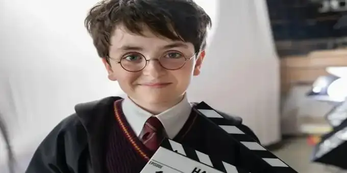 Foto: Sosok Harry Potter yang diperankan oleh Dominic McLaughlin akhirnya menampakkan diri dalam tampilan perdana serial terbaru dunia sihir versi HBO.(Instagram @hbo)