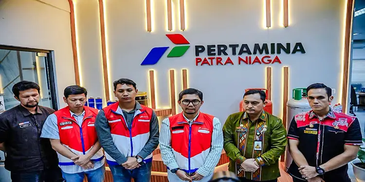 Foto: Jajaran Pemko Medan mendatangi PT Pertamina Patra Niaga Regional Sumatera Bagian Utara (Sumbagut), Jumat (6/3/2026).(Dok:Diskominfo Medan)