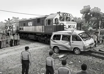 Foto: Kecelakaan Kereta Api Sribillah dan Mobil Kijang di Sergai, Seorang PNS Pemkab Luka Berat 10