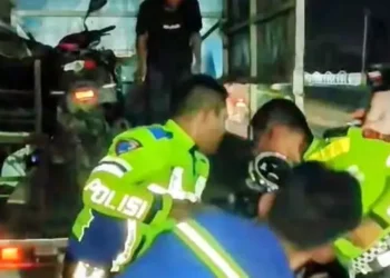 Foto: Kecelakaan Beruntun Tiga Sepeda Motor di Jalinsum Batu Bara: Empat Orang Luka-Luka 3