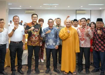 Foto: Wakil Wali Kota Medan Apresiasi Pelantikan Pengurus DPD Mahabudhi Sumut Periode 2026-2031 7