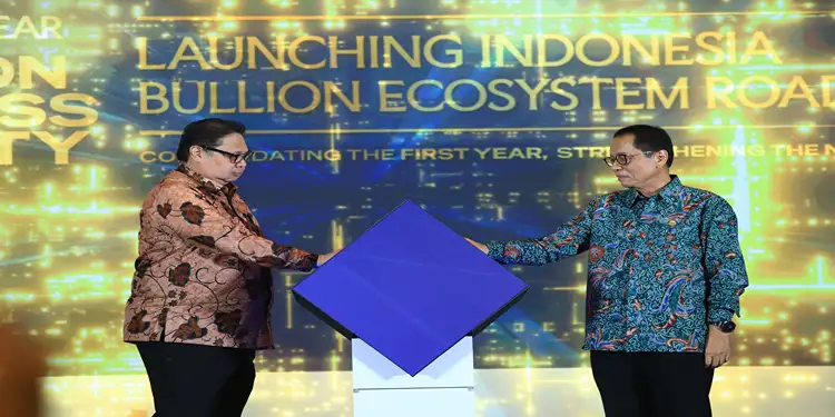 Foto: Peluncuran Roadmap dilakukan dalam forum “Peringatan 1 Tahun Kegiatan Usaha Bulion: Launching Indonesia’s Bullion Ecosystem Roadmap – Consolidating the First Year, Strengthening the Next Phase”.(Dok:OJK)