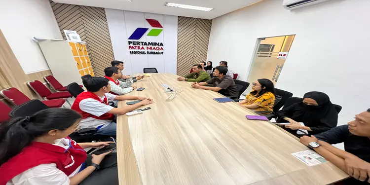 Foto: Pertamina Patra Niaga Regional Sumbagut melakukan penguatan koordinasi bersama Pemerintah Kota Medan.(Dok:Pertamina Sumbagut)