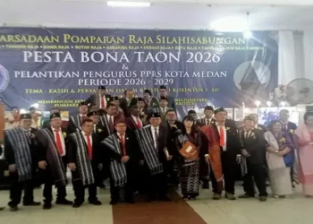 Foto: Pesta Bona Taon dan Pelantikan Pengurus PPRS Kota Medan Sukses 9