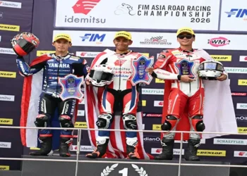 Foto: Astra Honda Kencang Sejak Awal Musim, Herjun Sabet Podium ARRC Sepang 5