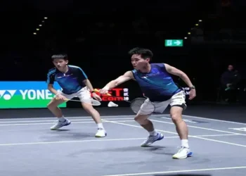 Foto: Gugurnya Raymond dan Joaquin di Kejuaraan Asia 2026 Usai Duel Sengit Lawan Korea 4