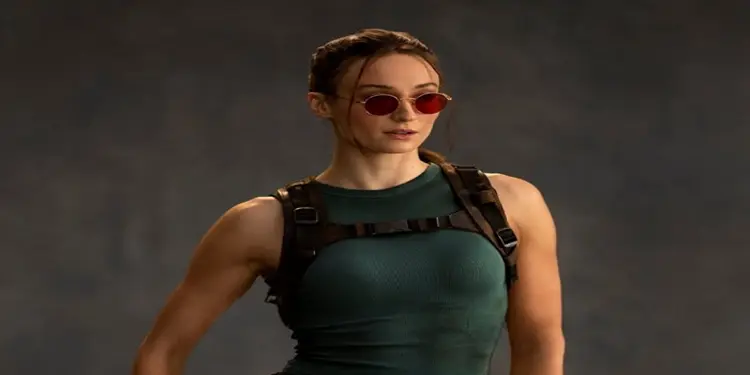 Foto: Sophie Turner sebagai Lara Croft (Foto: Instagram @primevideo)