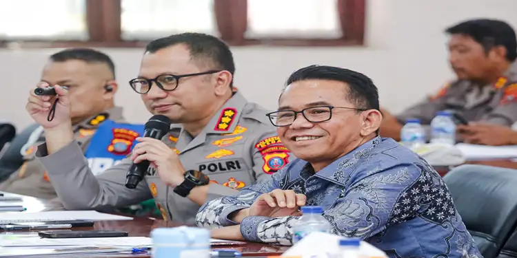 Foto: Wakil Wali Kota Medan, Zakiyuddin Harahap saat menghadiri Tactical Floor Game (TFG) Sispamkota yang digelar Polrestabes Medan, Kamis (23/4/2026).(Dok:Diskominfo Medan)