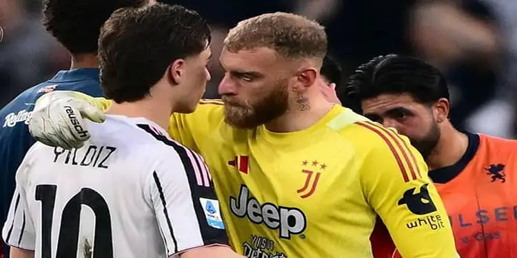 Foto: Juventus menurunkan komposisi pemain mulai dari Perin yang kemudian digantikan Di Gregorio di posisi kiper.(Media Sosial X)