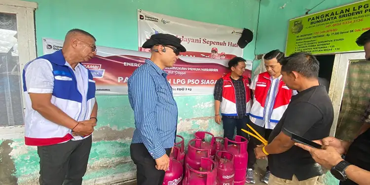 Foto: Pertamina Patra Niaga Regional Sumbagut mengapresiasi Polda Sumatera Barat atas keberhasilan mengungkap kasus dugaan pengoplosan LPG.(Dok:Pertamina Sumbagut)