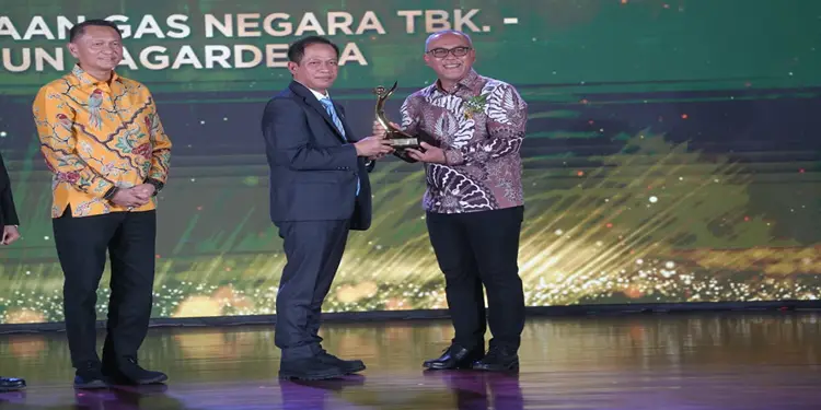 Foto: PGN Group meraih 4 Emas dan 5 PROPER Hijau pada Anugerah Lingkungan PROPER 2025 yang diselenggarakan oleh Kementerian Lingkungan Hidup (KLH) di Taman Mini Indonesia Indah (TMII), Jakarta, Selasa (7/4/2026).(Dok:PGN)