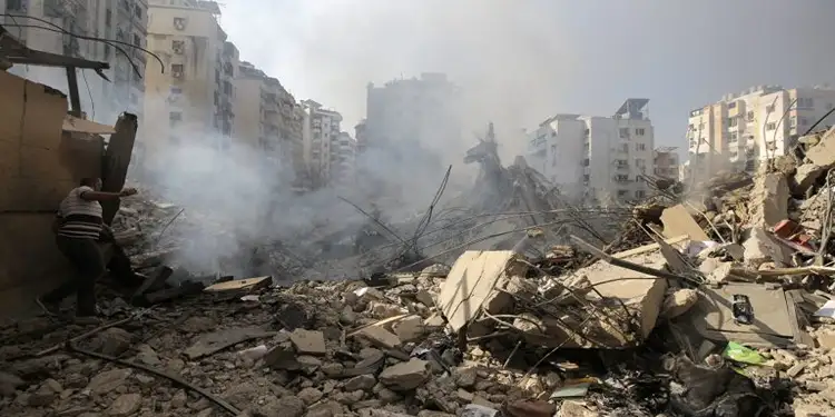 Foto: Serangan Israel ke Lebanon. (Foto:Al-Jazeera)