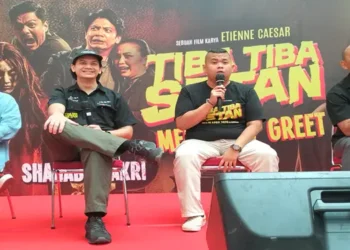 Foto: “Bus Setan” Turun ke Jalan, Gala Premiere Tiba-Tiba Setan Siap Bikin Medan Heboh 8