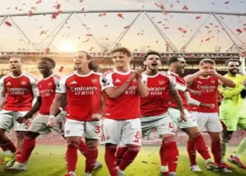Foto: Arsenal Juara Liga Inggris 2025/2026 Gelar Pertama Sejak 2004 Buktikan Ramalan Mohamed Salah 7