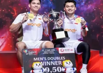 Foto: Menang Dua Gim Langsung, Leo/Daniel Rengkuh Gelar Juara Thailand Open 2026 1