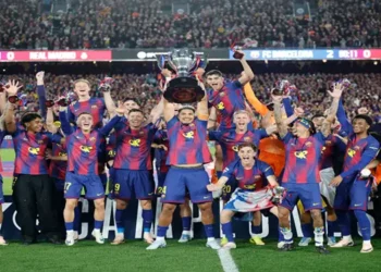 Foto: Barcelona Juara LaLiga 2025/2026 Usai Taklukkan Real Madrid 2-0 dalam Duel El Clasico 8