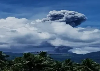 Foto: Tim SAR Gabungan Cari Tiga Pendaki Hilang Pasca Erupsi Gunung Dukono di Halmahera Utara 9