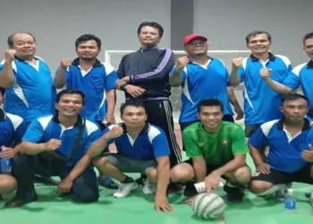 Foto: Tahun Transformasi HKBP, Sektor 3 HKBP Jalan Simalingkar B Juara Turnamen Futsal 10