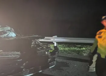 Foto: Kecelakaan Maut di Tol JMKT Sergai: Mobil Honda WRV Tabrak Truk Satu Orang Tewas 7