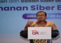 Kegiatan Workshop Keamanan Siber bagi Penyelenggara Inovasi Teknologi Sektor Keuangan, Aset Keuangan Digital, dan Aset Kripto Tahun 2026 di Jakarta, Senin (27/4).(Dok:OJK)