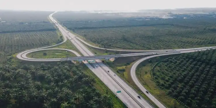 Foto: Ruas Tol Medan–Kualanamu–Tebing Tinggi.(Foto:Mistar/HO-Jasa Marga)