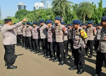 Foto: Demo Mahasiswa di Jakarta Pusat Polda Metro Jaya Kerahkan 4.151 Personel Gabungan 1