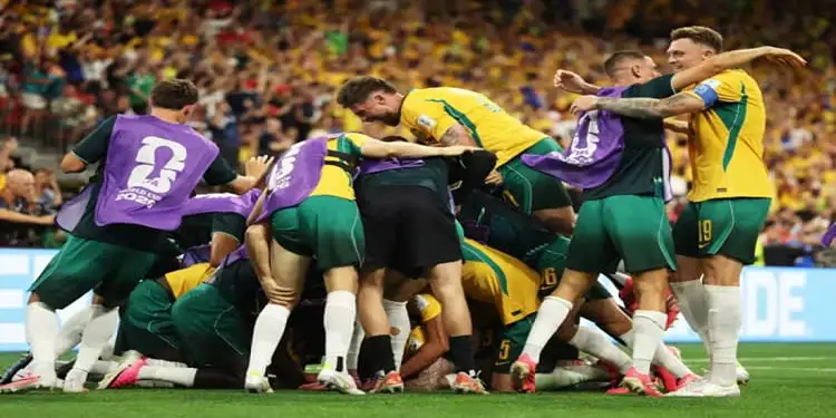 Foto: Tim nasional Australia berhasil memetik poin penuh setelah tampil efektif dan solid dalam menundukkan perlawanan Turki dengan skor akhir 2-0.(Foto:FIFA)