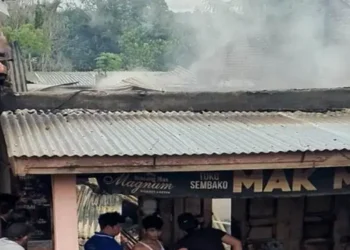 Foto: Kebakaran Hanguskan Satu Unit Rumah Toko Sembako di Pegagan Julu Dairi 19