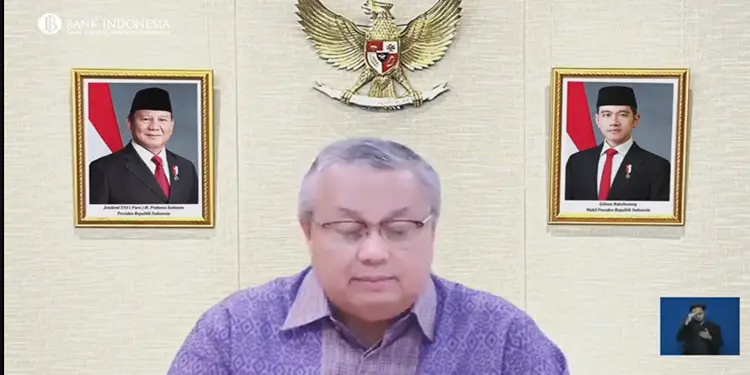 Foto: Gubernur Bank Indonesia Perry Warjiyo.(tangkapan layar)