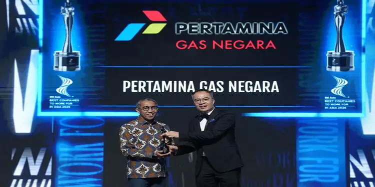 Foto: PGN selaku Subholding Gas Pertamina menyabet penghargaan Best Companies to Work for in Asia 2026 – Indonesia Chapter.(Dok:PGN)
