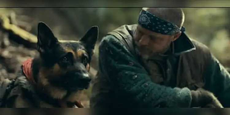 Foto: James Belmont dan anjingnya, Odin, saling mendukung dalam perjuangan bertahan hidup.(Foto:YouTube)