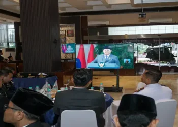 Foto: Wali Kota Rico Waas dan Wakil Wali Kota Zakiyuddin Harahap Ikuti Upacara Hari Lahir Pancasila 2026 Secara Virtual 7