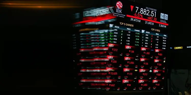 Foto: Ilustrasi IHSG.(Foto: iNews Media Group)